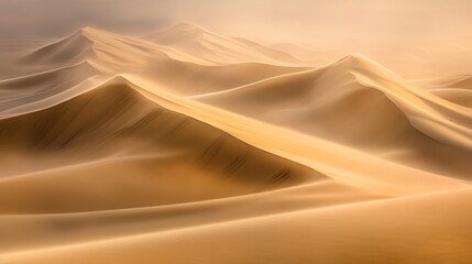 Golden Sands of the Desert: A Breathtaking Panorama