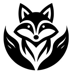 Minimalist Fox Icon &ndash; Stylish and Elegant Design for Nature-Inspired Projects