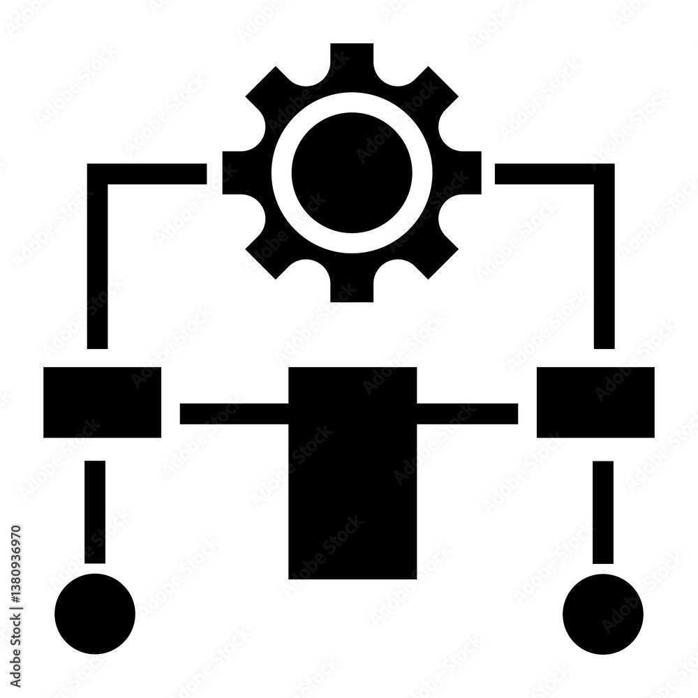 Aufkleber database algorithm icon