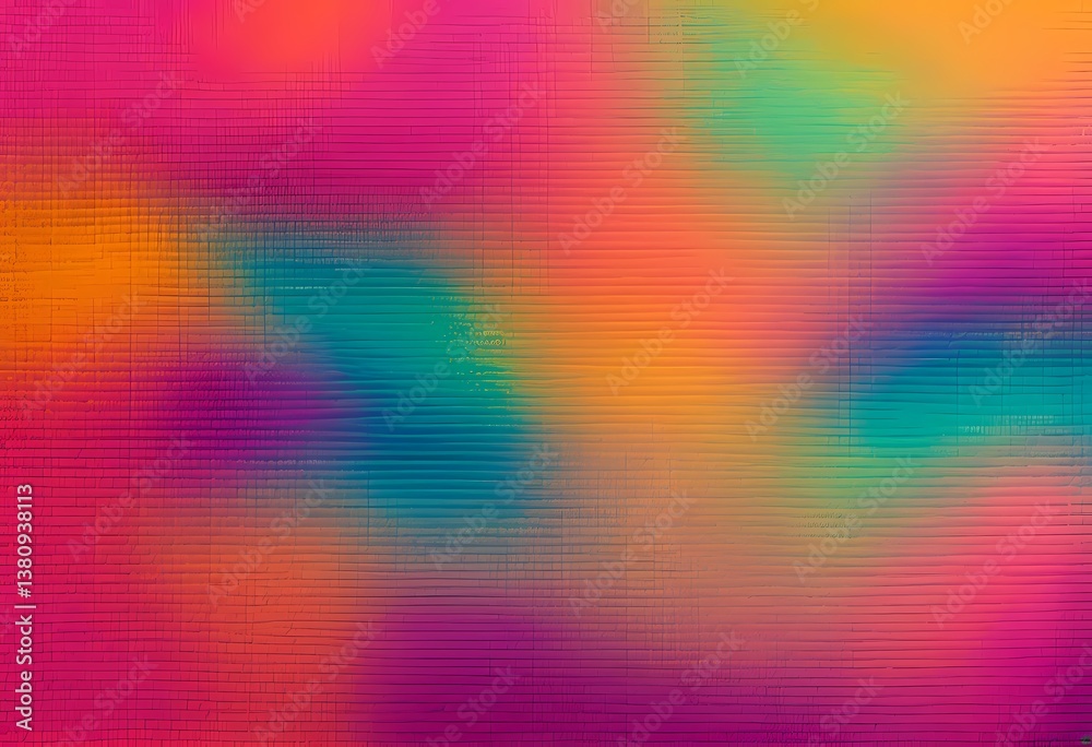 Wall mural digital art of a colorful abstract design with a gradient effect, symbolizing modern art and creativ