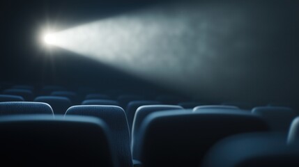 Cinema usher welcoming viewers to their seats