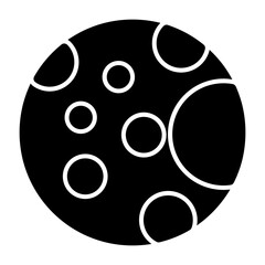 Fototapeta premium Full Moon Icon