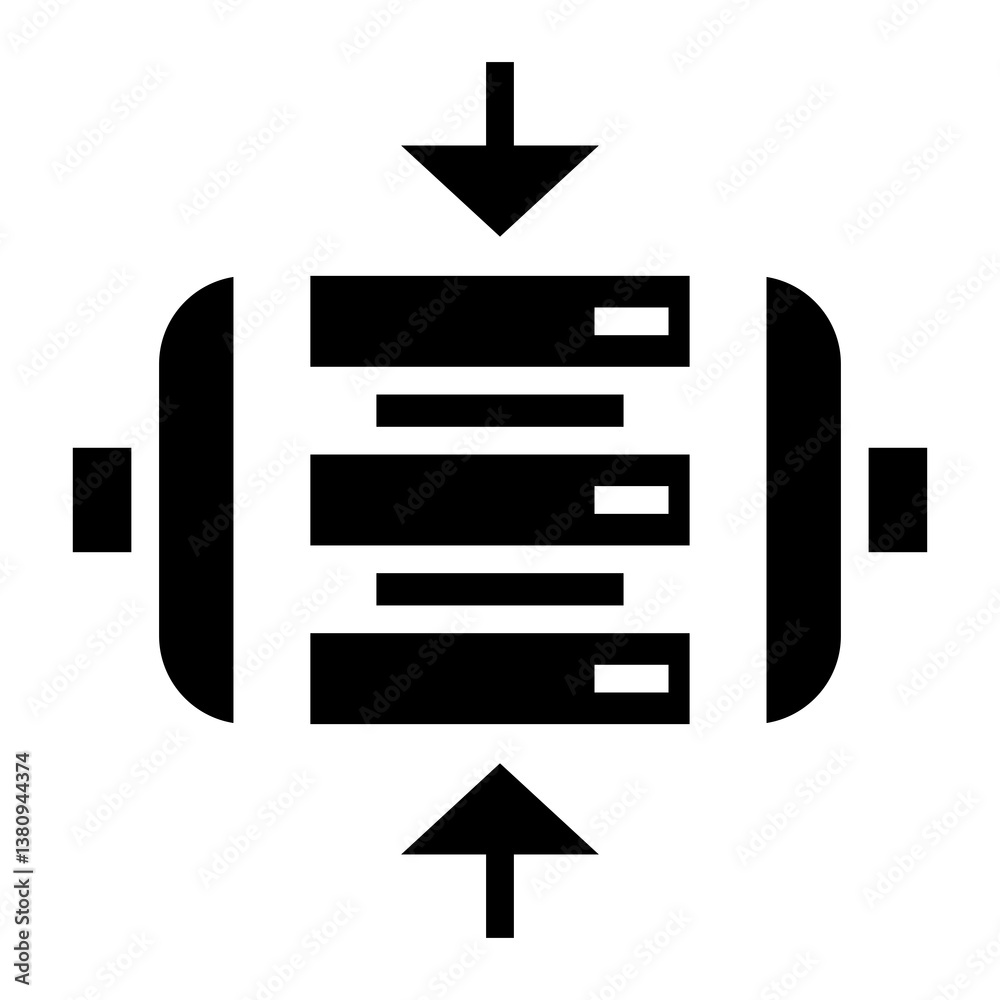 Poster data compression icon