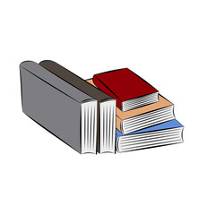 stack of books