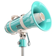Retro Megaphone, 3D Render