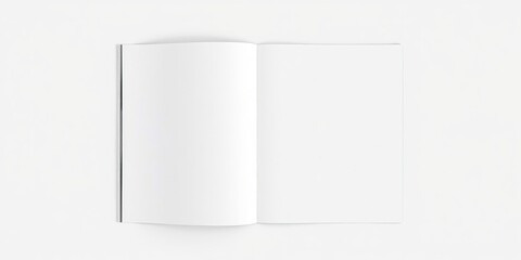 8.5x11 Magazine Mockup - Blank Right Side Design