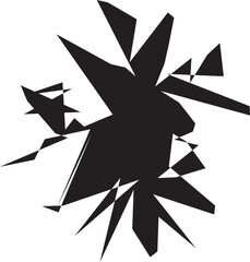 Comic cracks Explosion icon bomb blast graphics, nuclear explosion symbols blast effects