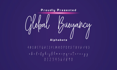 Hand drawn typeface. Handwritten script alphabet isolated on white background. Handmade alphabet for your design's logo, posters, invitations, cards, etc.