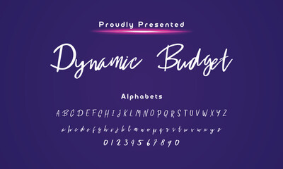 Hand drawn typeface. Handwritten script alphabet isolated on white background. Handmade alphabet for your design's logo, posters, invitations, cards, etc.