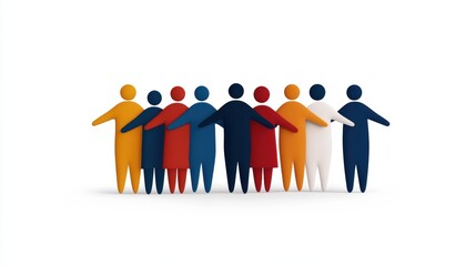 Diverse group of people queuing for an engaging and exciting event people