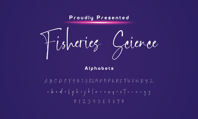 Hand drawn typeface. Handwritten script alphabet isolated on white background. Handmade alphabet for your design's logo, posters, invitations, cards, etc.