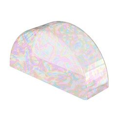 Translucent Iridescent Acrylic Object