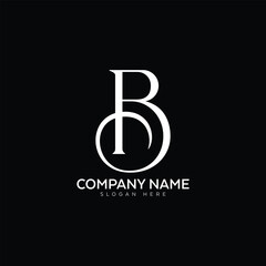 Letter B simple Logo vector Template. Luxury letter B design