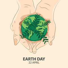 Earth Day Celebration Concept graphic