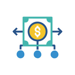  Cash Flow Icon for Business Operations