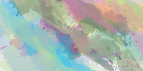 Bold Artistic painted abstract background. Oil drop, ink paper, watercolor abstract background.concrete wall graffiti. Colorful and bright watercolor background texture with grunge watercolor splashes