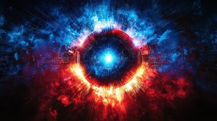 Cosmic energy sphere,  powerful,  futuristic