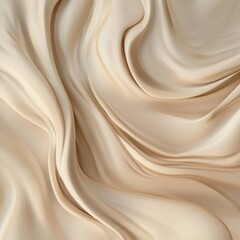 Fototapeta premium Creamy, flowing fabric texture