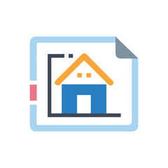  Dynamic House Design Layout Icon Design