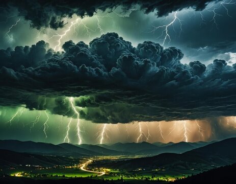 tormenta de relampagos