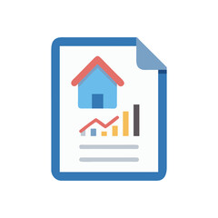  Housing Market Report Icon for Financial Insights