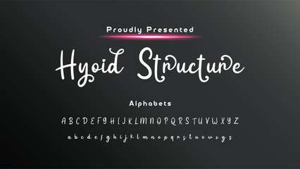 Hand drawn vector alphabet. Modern monoline signature script font. Elegant Signature Font. Best Alphabet Beautiful Calligraphy Signature Font