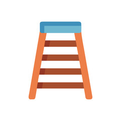  Ladder Icon for Construction and Safety