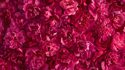 Vibrant pink floral background with a rich texture, perfect for decorative artwork, nature themes, and elegant floral designs.