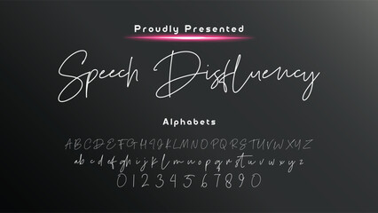 Hand drawn vector alphabet. Modern monoline signature script font. Elegant Signature Font. Best Alphabet Beautiful Calligraphy Signature Font