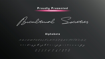 Hand drawn vector alphabet. Modern monoline signature script font. Elegant Signature Font. Best Alphabet Beautiful Calligraphy Signature Font