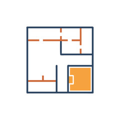  Open Floor Plan Icon for Interior Design