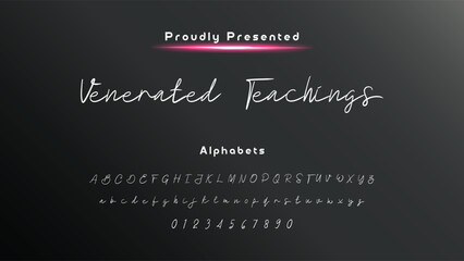 Hand drawn vector alphabet. Modern monoline signature script font. Elegant Signature Font. Best Alphabet Beautiful Calligraphy Signature Font