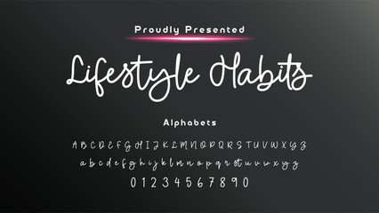 Hand drawn vector alphabet. Modern monoline signature script font. Elegant Signature Font. Best Alphabet Beautiful Calligraphy Signature Font