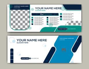 Professional Modern Email Signature & facebook cover Design