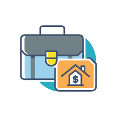  Real Estate Portfolio Icon for Asset Diversification