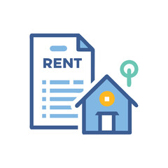  Advanced Rental Market Icon Design