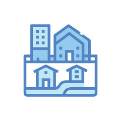  Residential Area Icon for Development