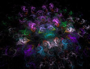 Imaginatory fractal abstract background Image