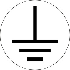 Grounding symbol for electrical safety