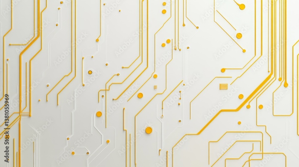 Poster digital circuit design patterns technology environment abstract art digital space technical viewpoin