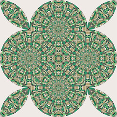 Основные RGB op art abstract stylized floral pattern, creative ornament, modern colorful background, fashion print, original vector decoration