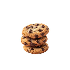 Stack of Delicious Chocolate Chip Cookies