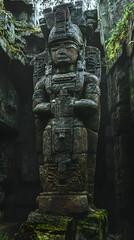 Enigmatic Relic: The Silent Testament of Forgotten Grandeur in a Reclaimed Landscape