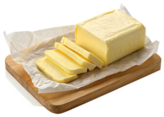 butter on transparent background
