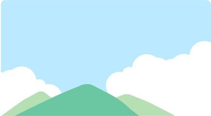 Obraz premium 산들배경