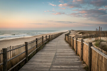 Obraz premium wooden pier in the sea