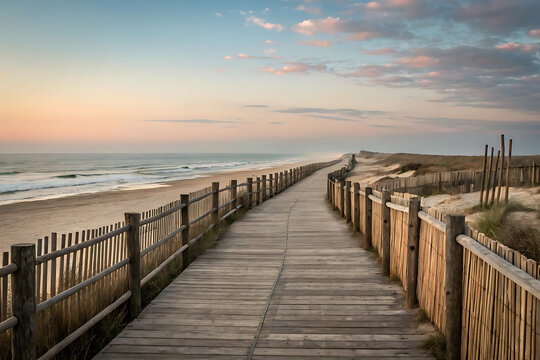 Fototapeta wooden pier in the sea
