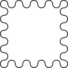 Blob-like circles merged to form an abstract frame with smooth contour lines and flowing shapes.