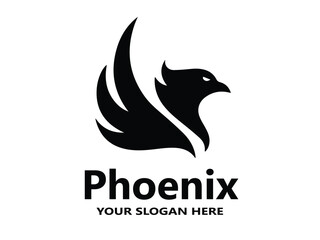 Obraz premium Phoenix logo design vector template
