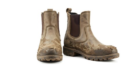 Hardworking Farmer Boots – Symbolic Image for Organic Farming